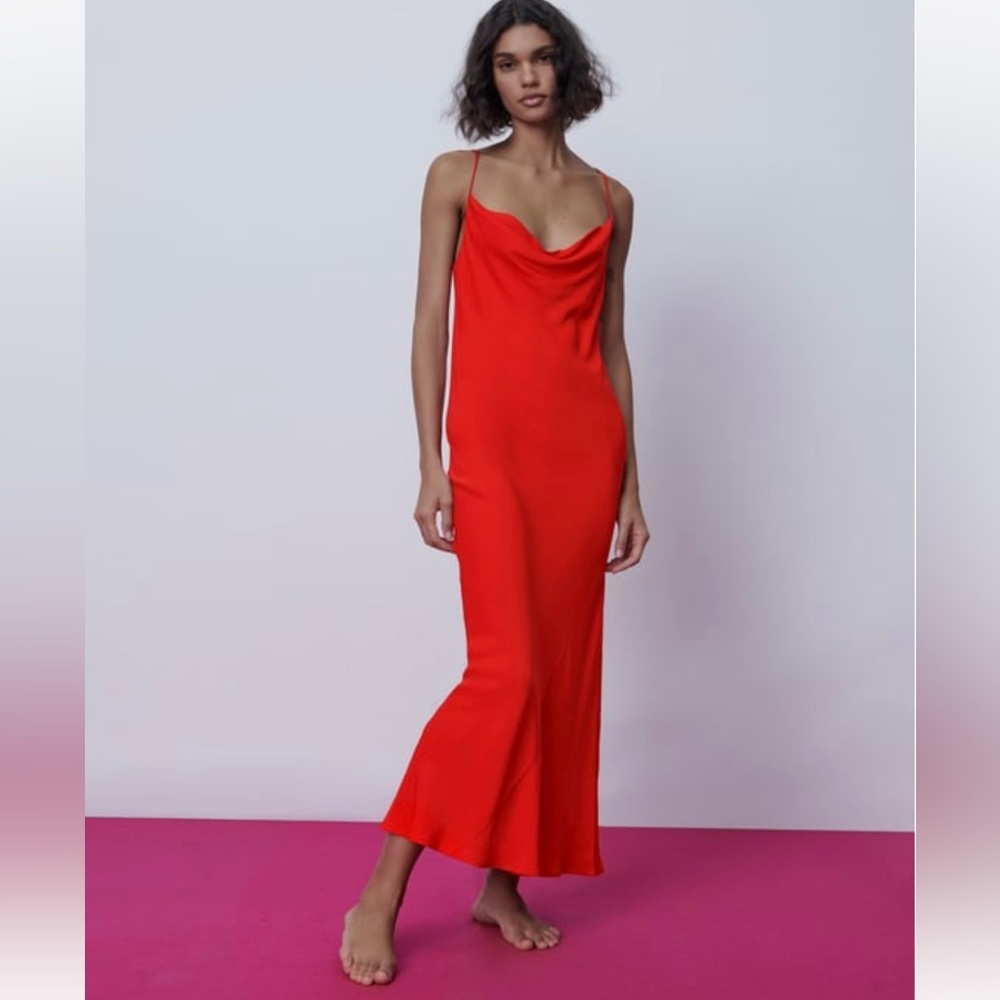 Zara Satin Lingerie Dress